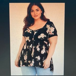 Torrid Floral Tee